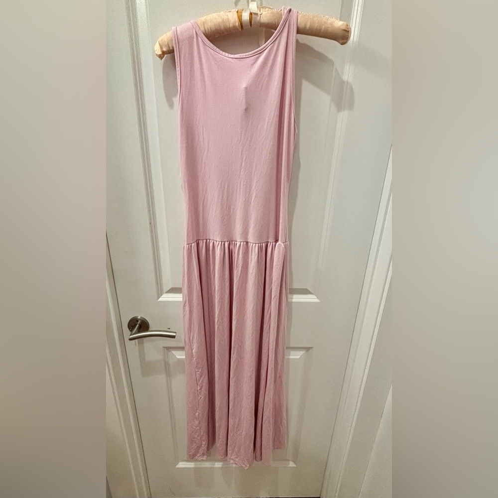 NWOT See You Monday soft scoop back Blush Pink Dress - S